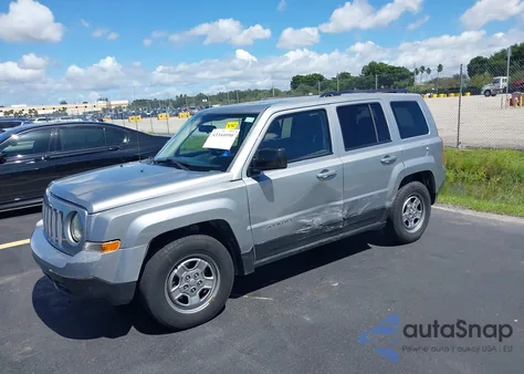 2012 Jeep Patriot Sport из США, поврежденный, VIN 1C4NJPBA4CD605864